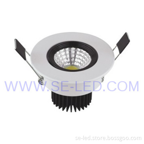 5W Warm White 30 degree Round Dimmable LED svítidla podhledová